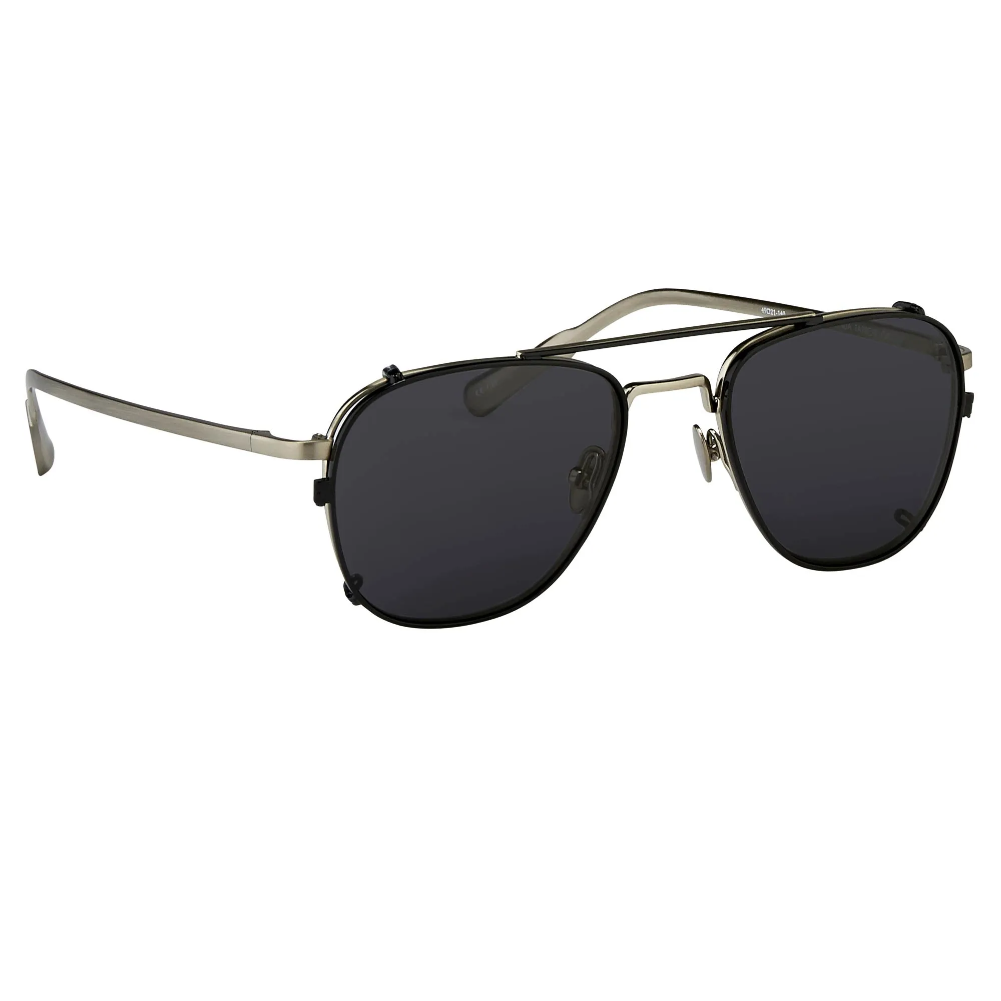 Kris Van Assche Sunglasses Rectangular Black and Grey