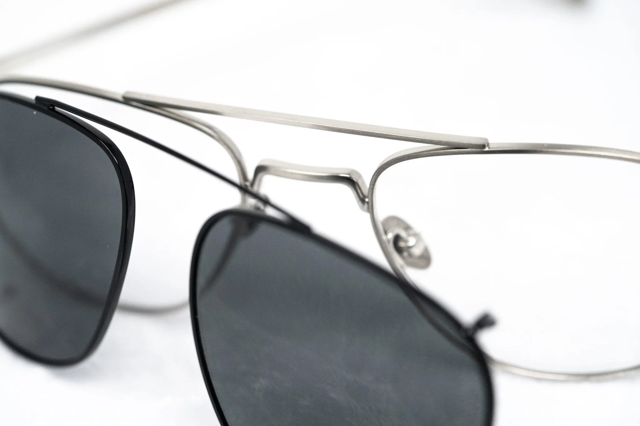 Kris Van Assche Sunglasses Rectangular Black and Grey