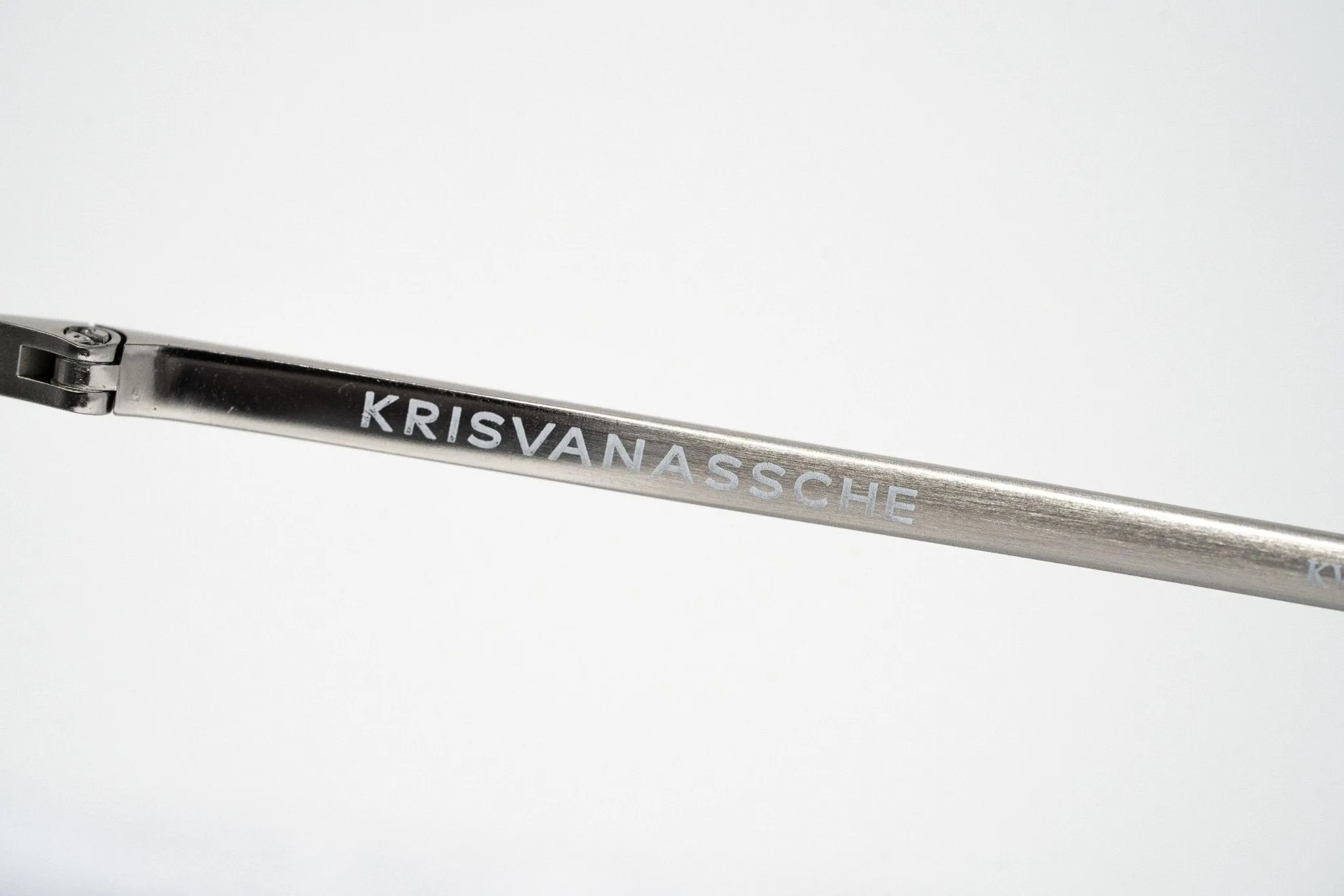 Kris Van Assche Sunglasses Rectangular Black and Grey