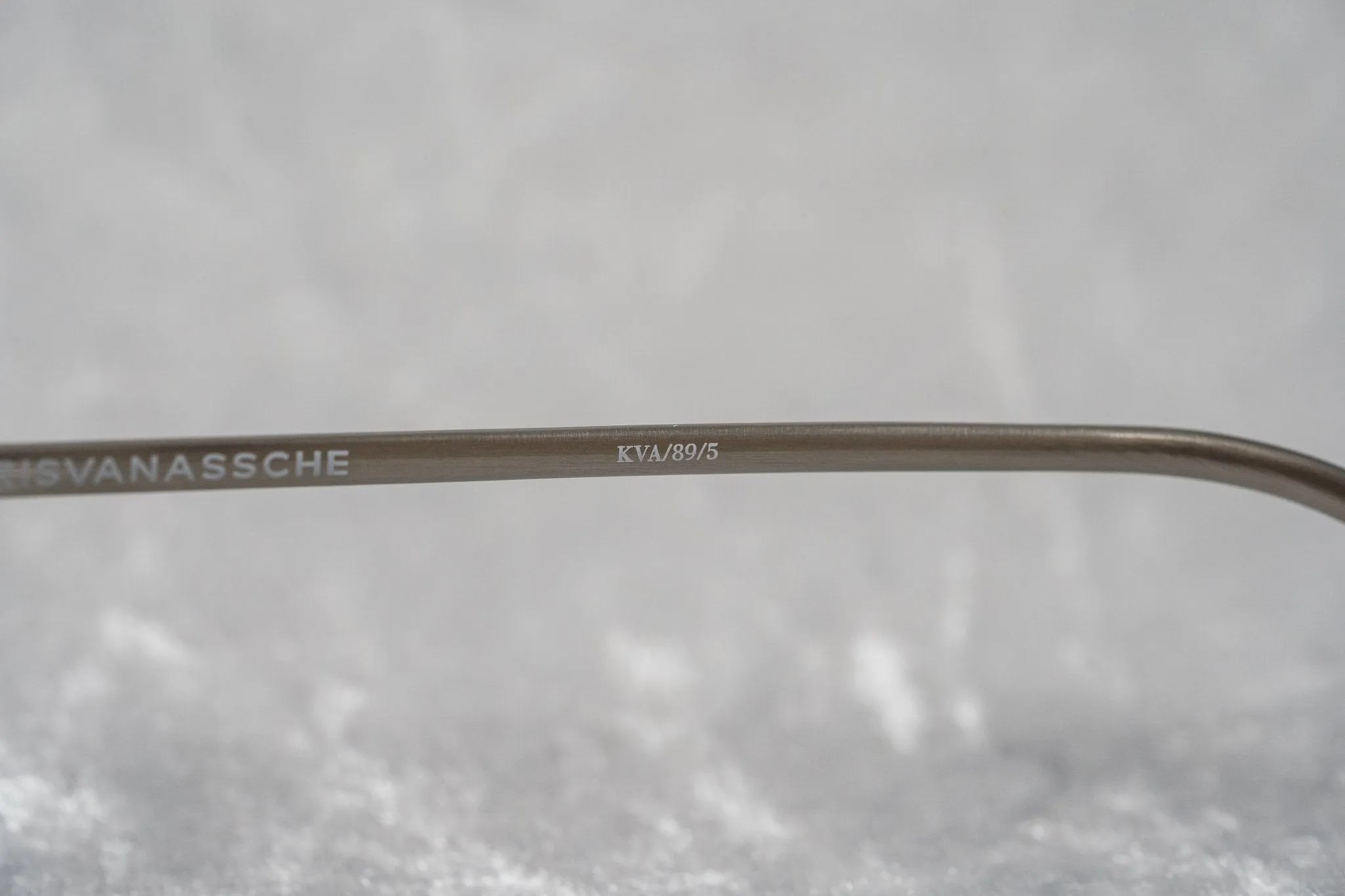 Kris Van Assche Sunglasses Shiny Black and Grey