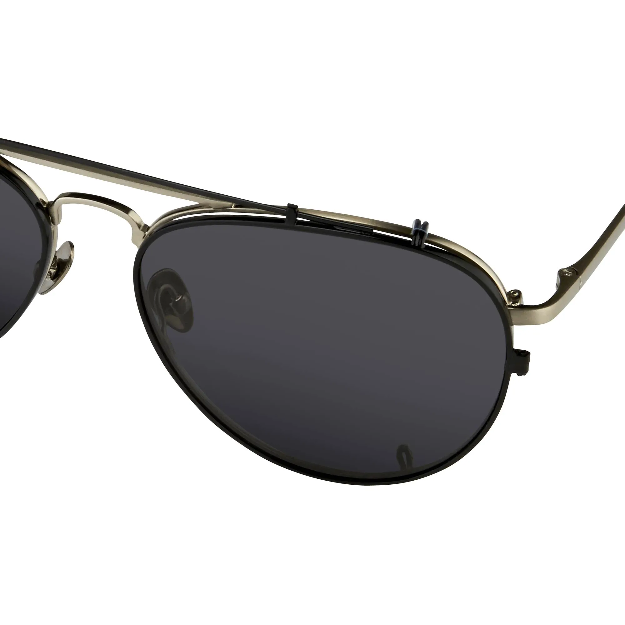 Kris Van Assche Sunglasses Shiny Black and Grey