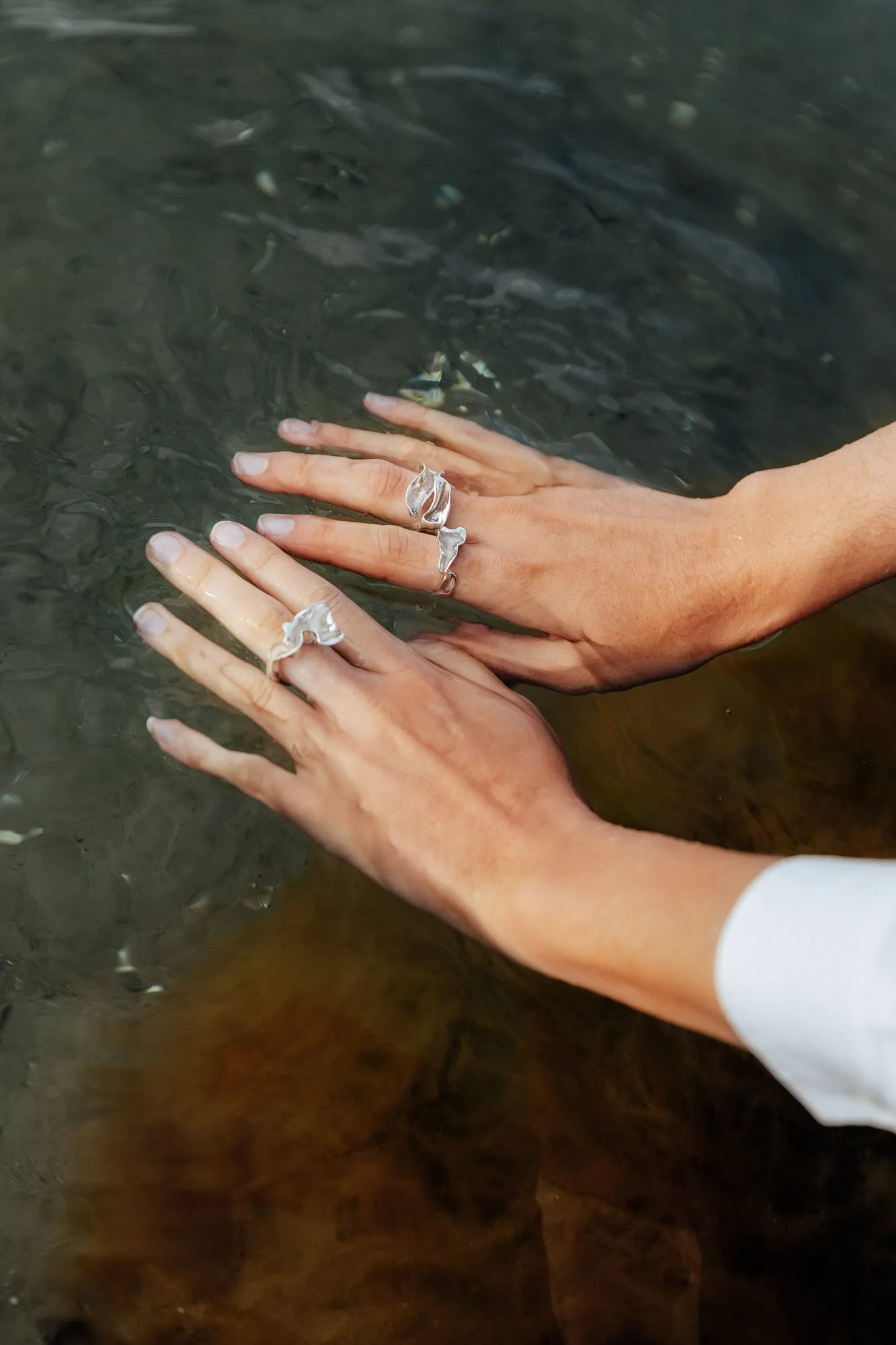 Lactuca Silver Ring