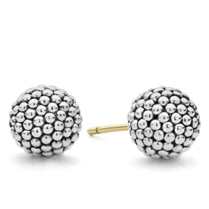 Lagos Sterling Silver Caviar Ball Stud Earrings