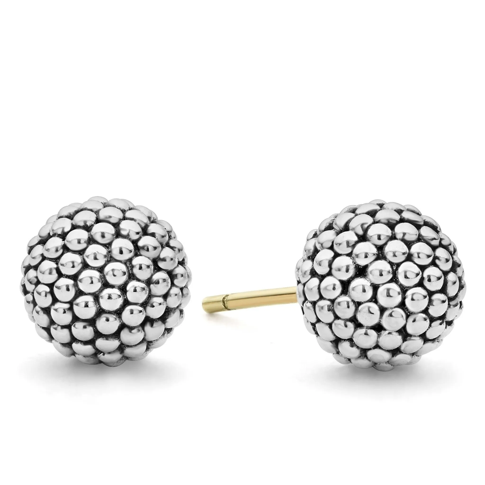 Lagos Sterling Silver Caviar Ball Stud Earrings
