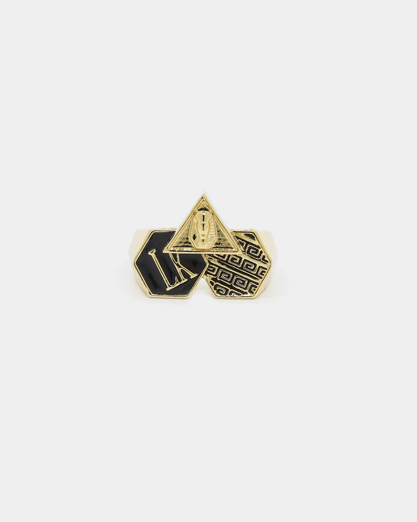 Last Kings Abundance Ring Gold/Black