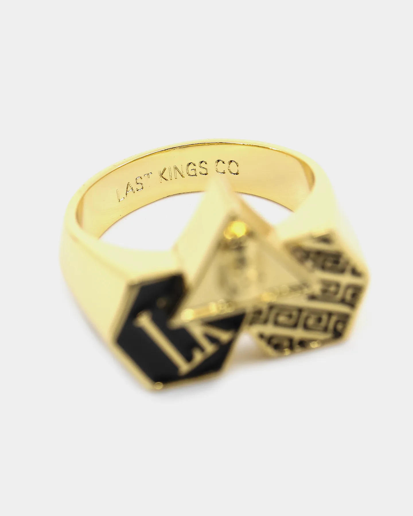 Last Kings Abundance Ring Gold/Black