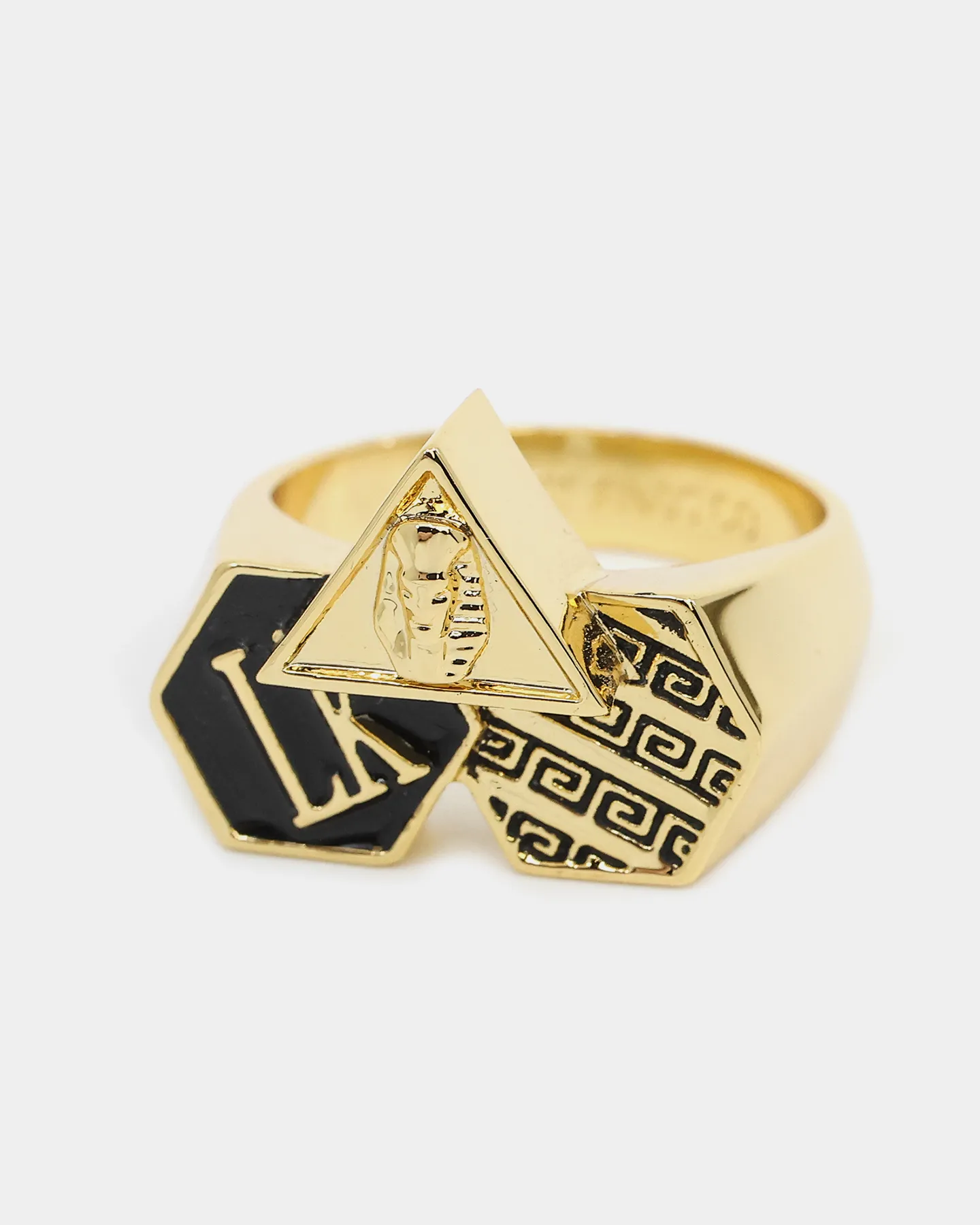 Last Kings Abundance Ring Gold/Black