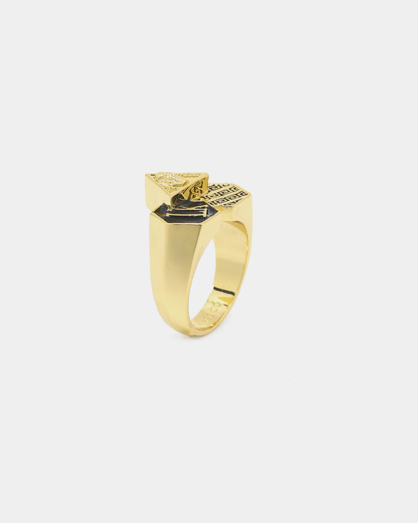 Last Kings Abundance Ring Gold/Black