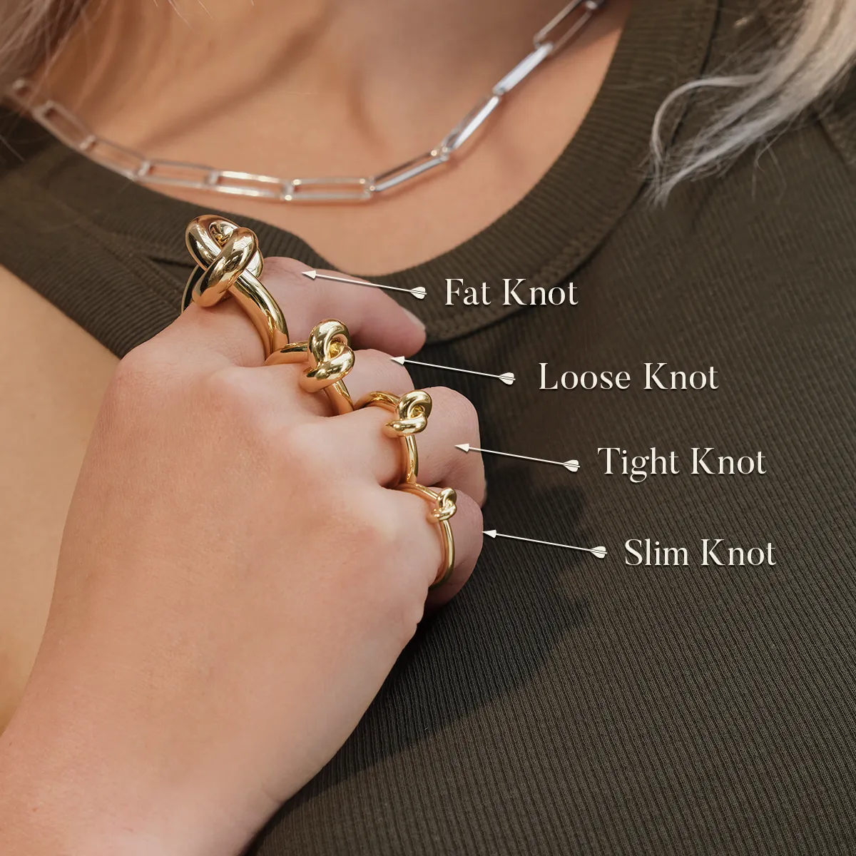 Legacy Knot Medium (Loose) 18K Gold Ring