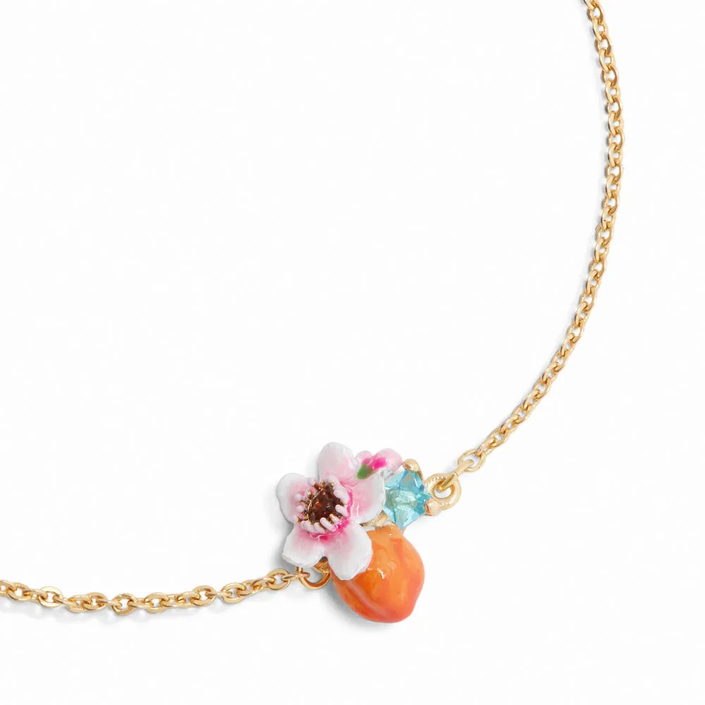 Les Nereides Apricot And Flower Fine Bracelet