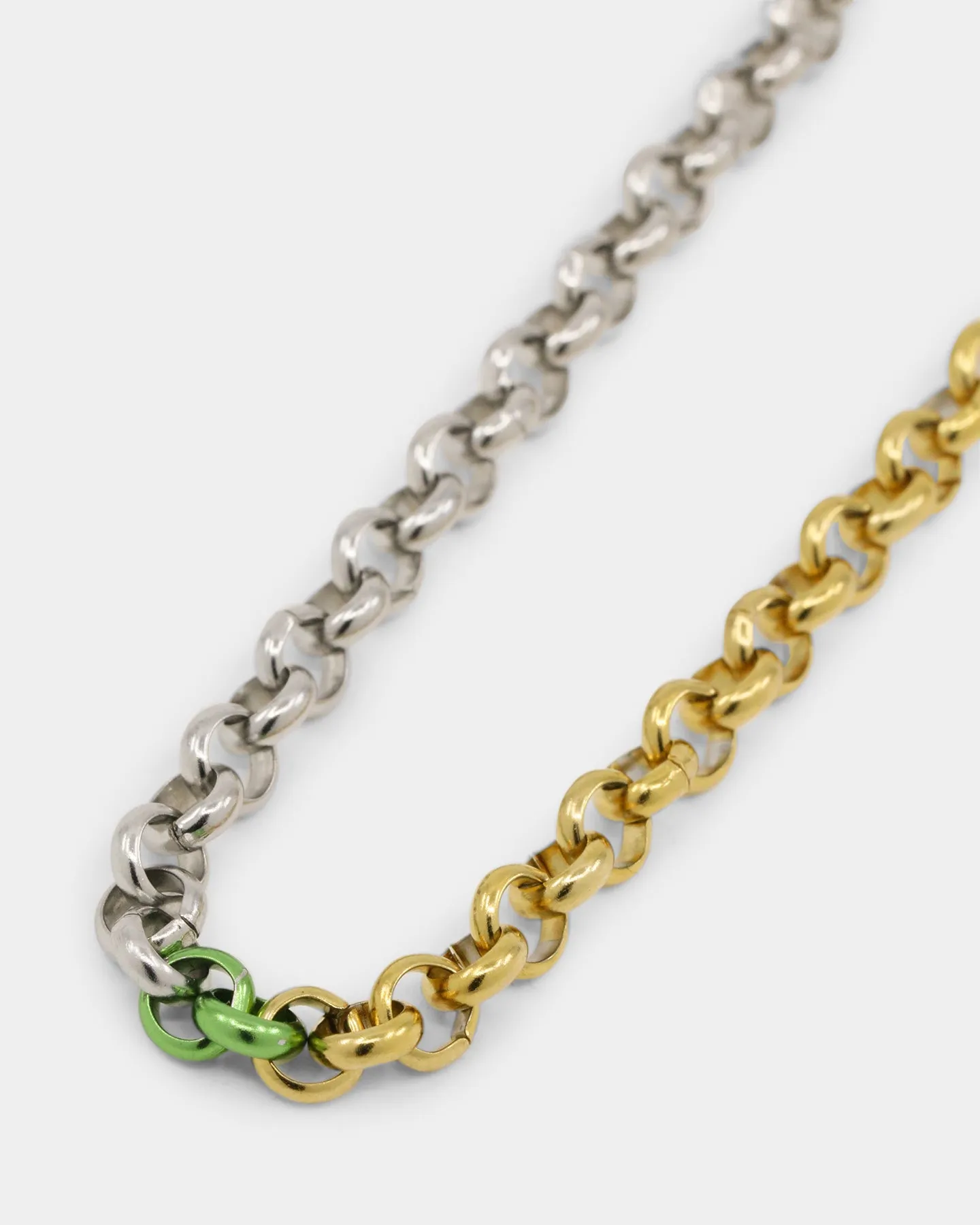 Loiter 18" Split Chain Necklace Gold/Silver
