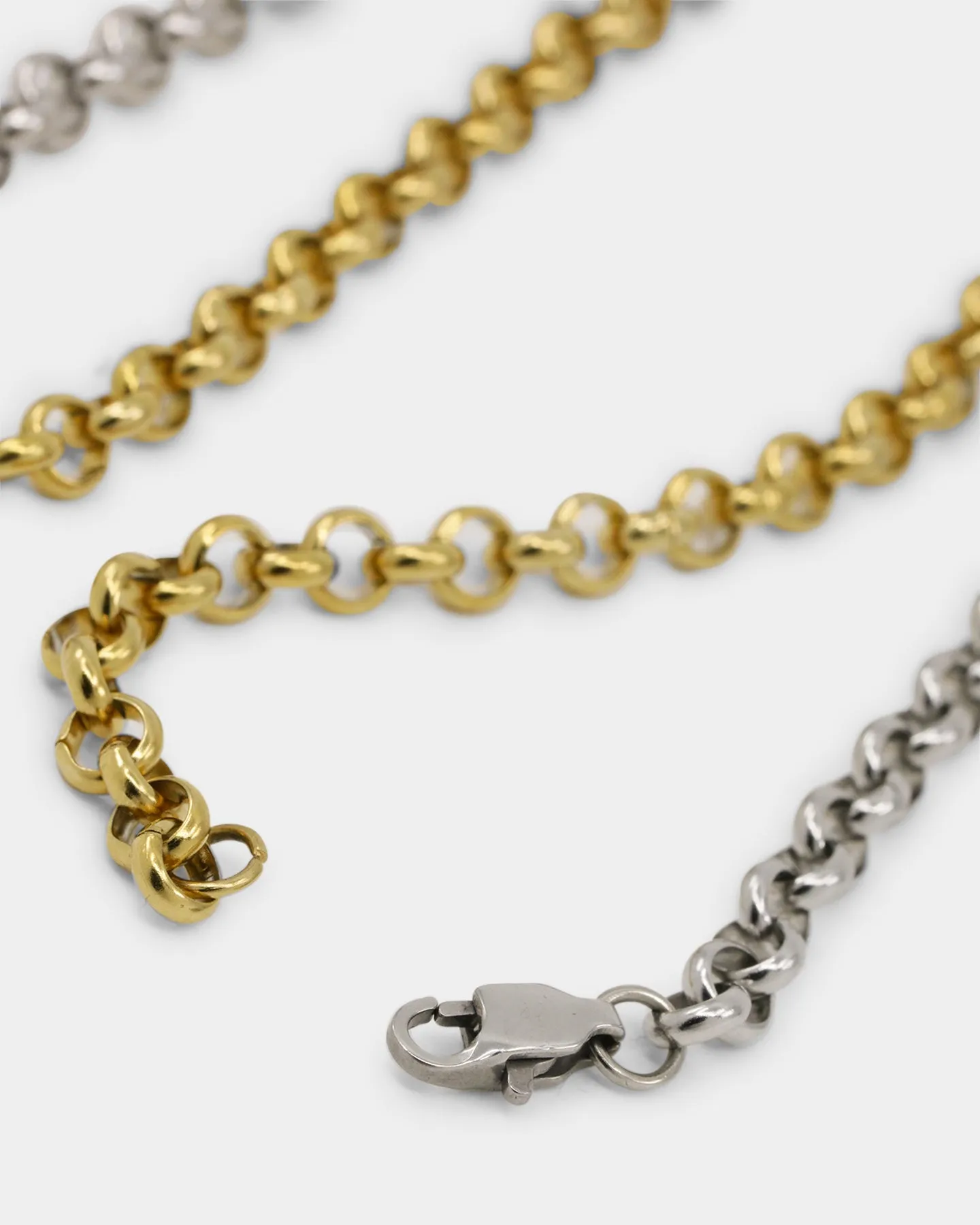 Loiter 18" Split Chain Necklace Gold/Silver
