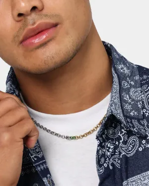 Loiter 18" Split Chain Necklace Gold/Silver
