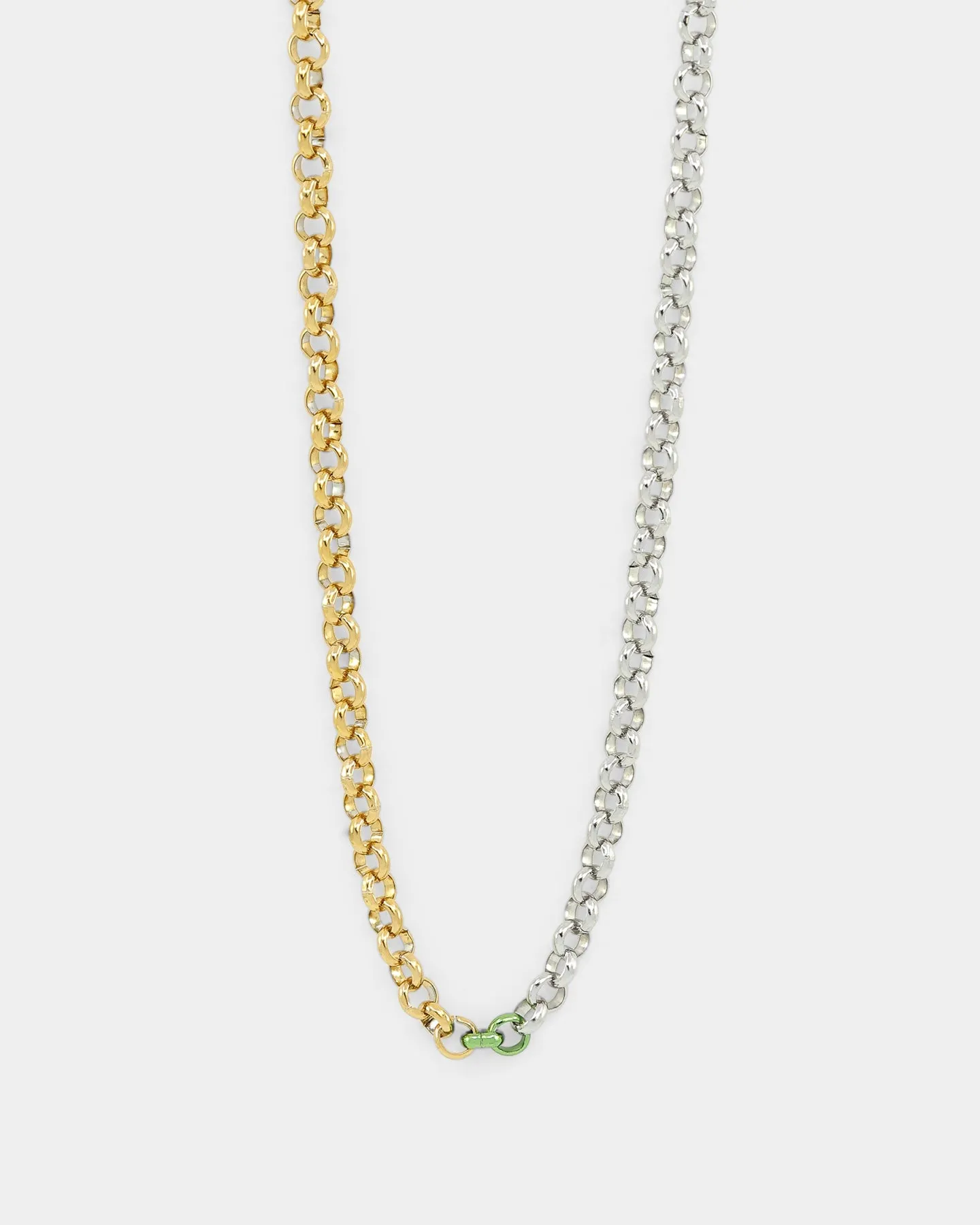 Loiter 18" Split Chain Necklace Gold/Silver