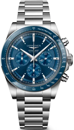 Longines Conquest Chronograph Mens Watch