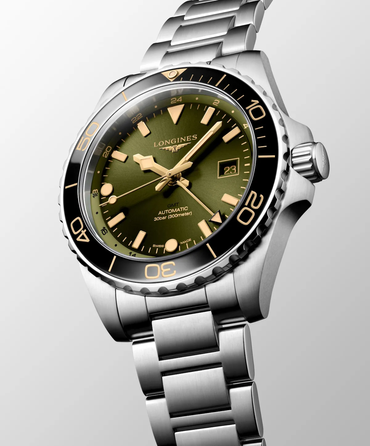 Longines HydroConquest GMT Mens Watch
