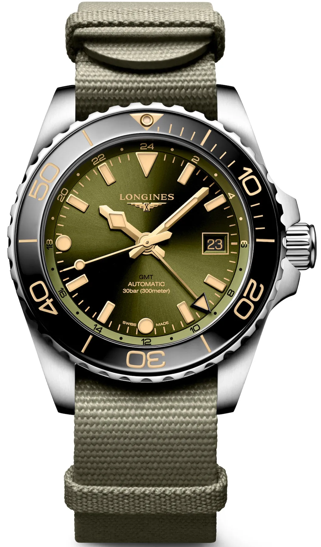 Longines HydroConquest GMT Mens Watch