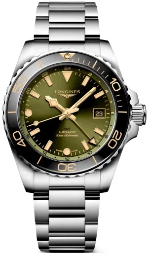 Longines HydroConquest GMT Mens Watch