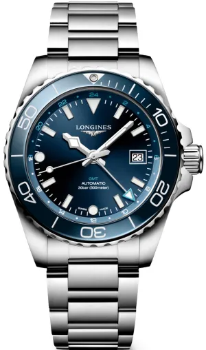 Longines HydroConquest GMT Mens Watch