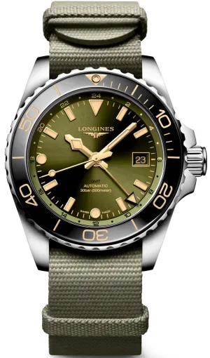 Longines HydroConquest GMT Mens Watch