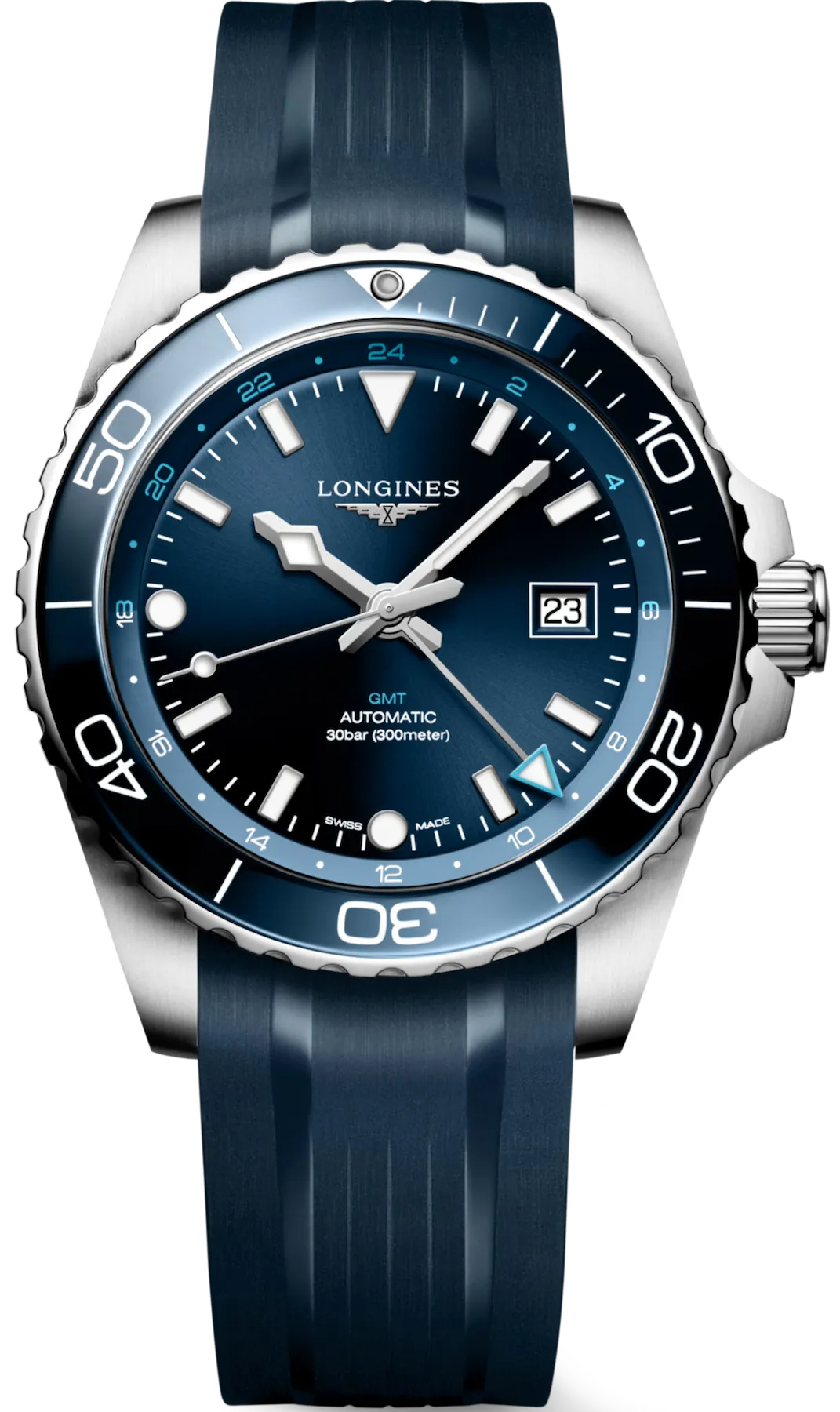Longines HydroConquest GMT Mens Watch