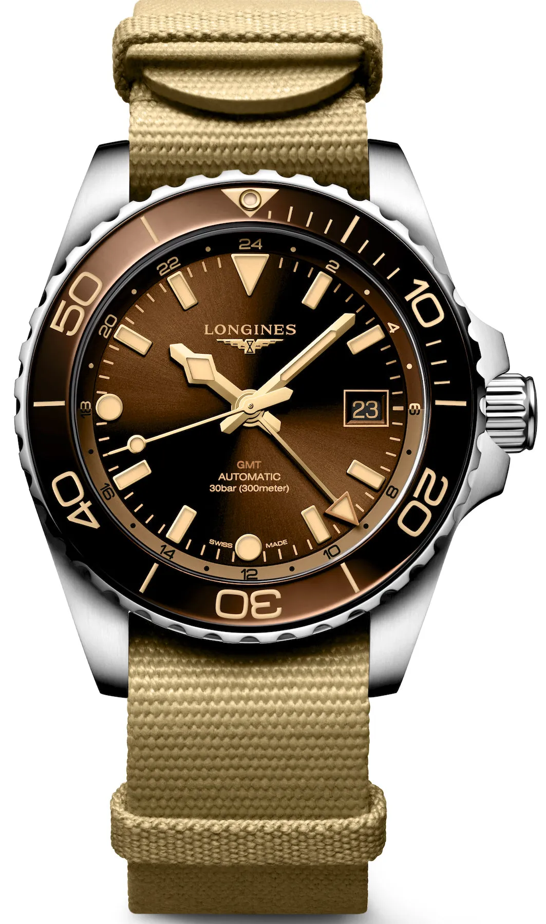 Longines HydroConquest GMT Mens Watch