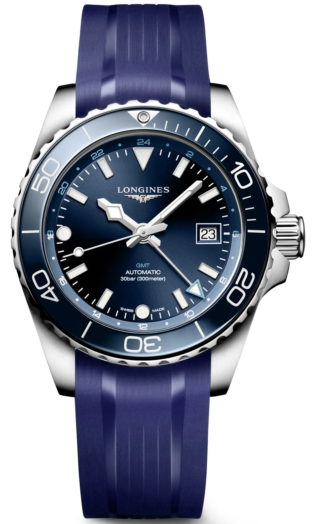 Longines HydroConquest GMT Mens Watch