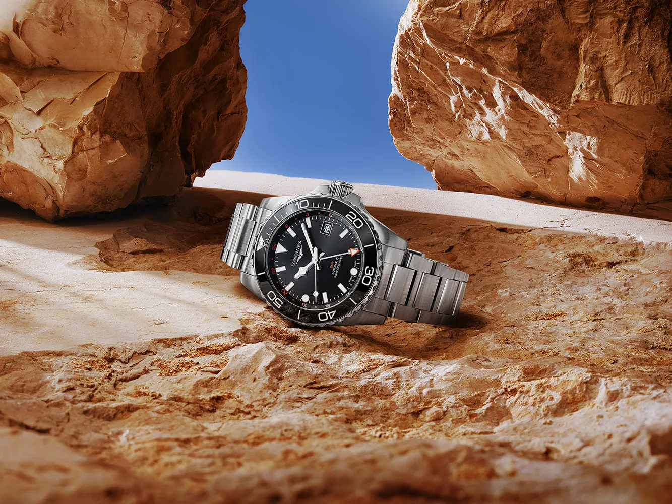 Longines HydroConquest GMT Mens Watch
