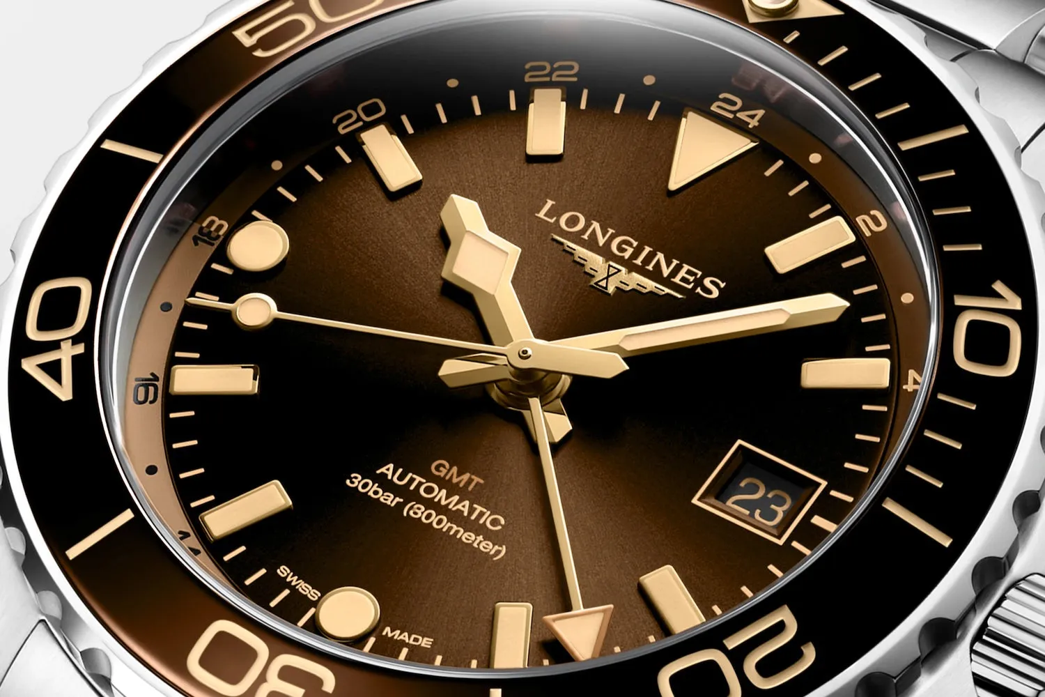 Longines HydroConquest GMT Mens Watch