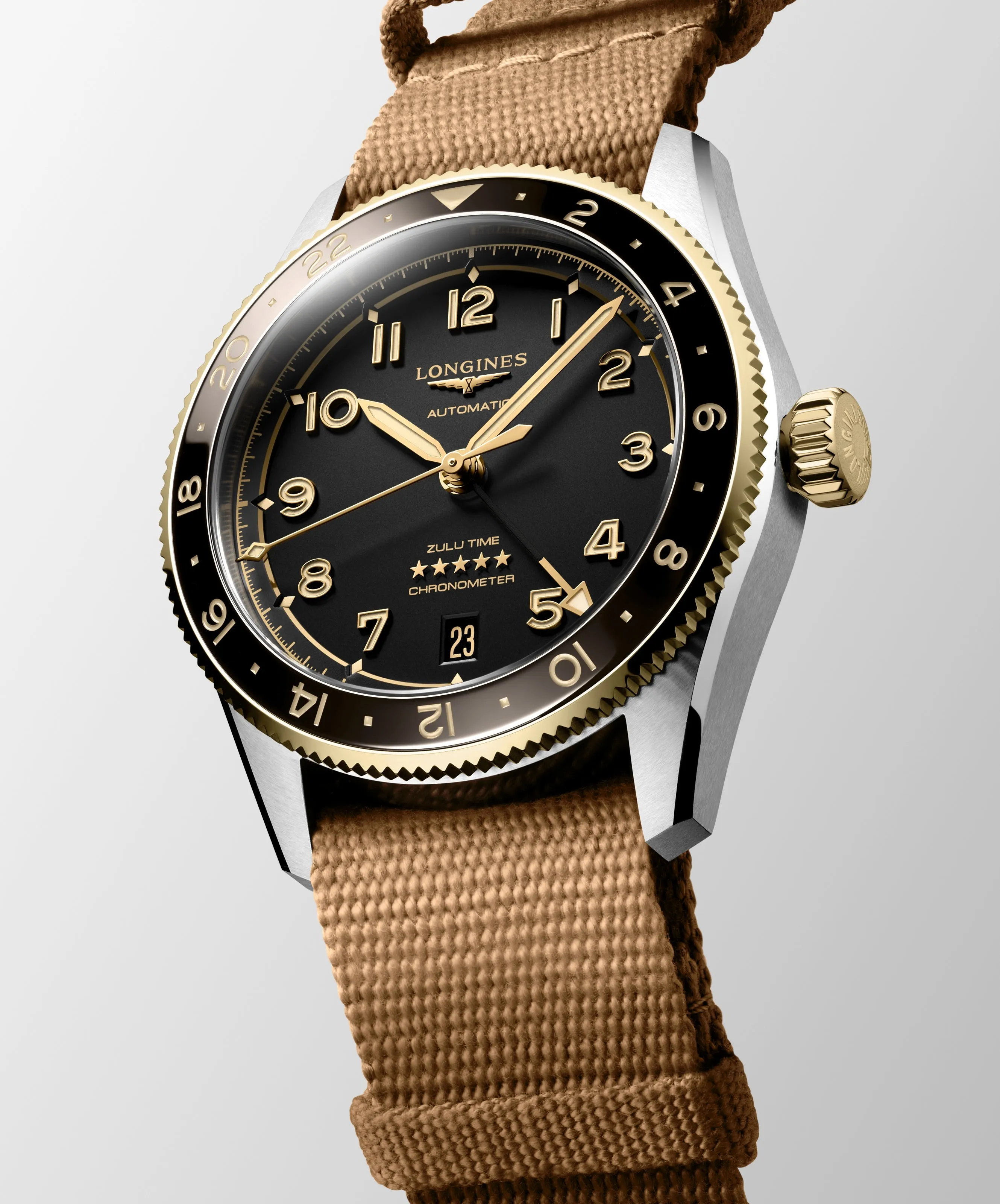 Longines Spirit Zulu Time 39 Mens Watch