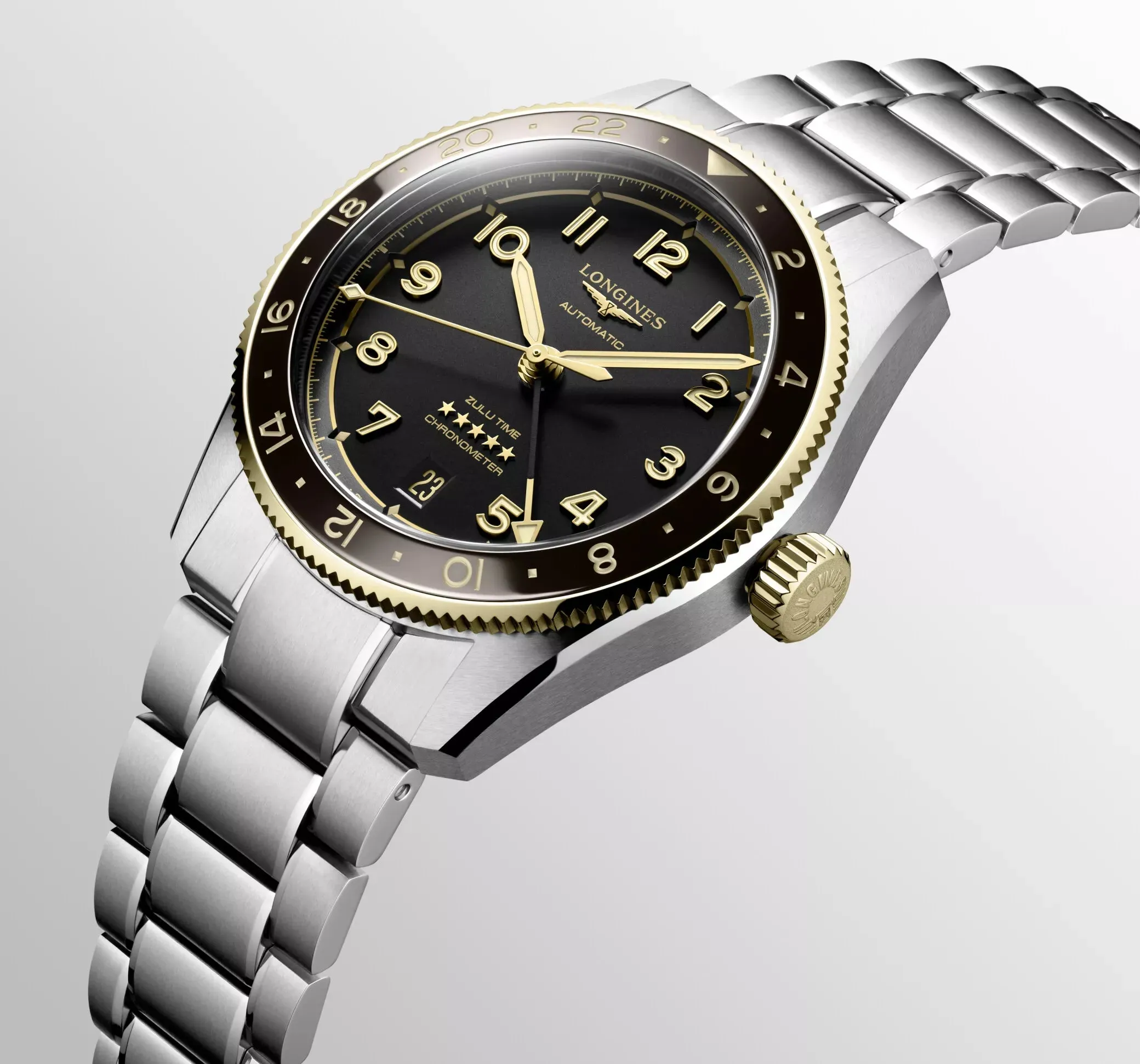 Longines Spirit Zulu Time 39 Mens Watch