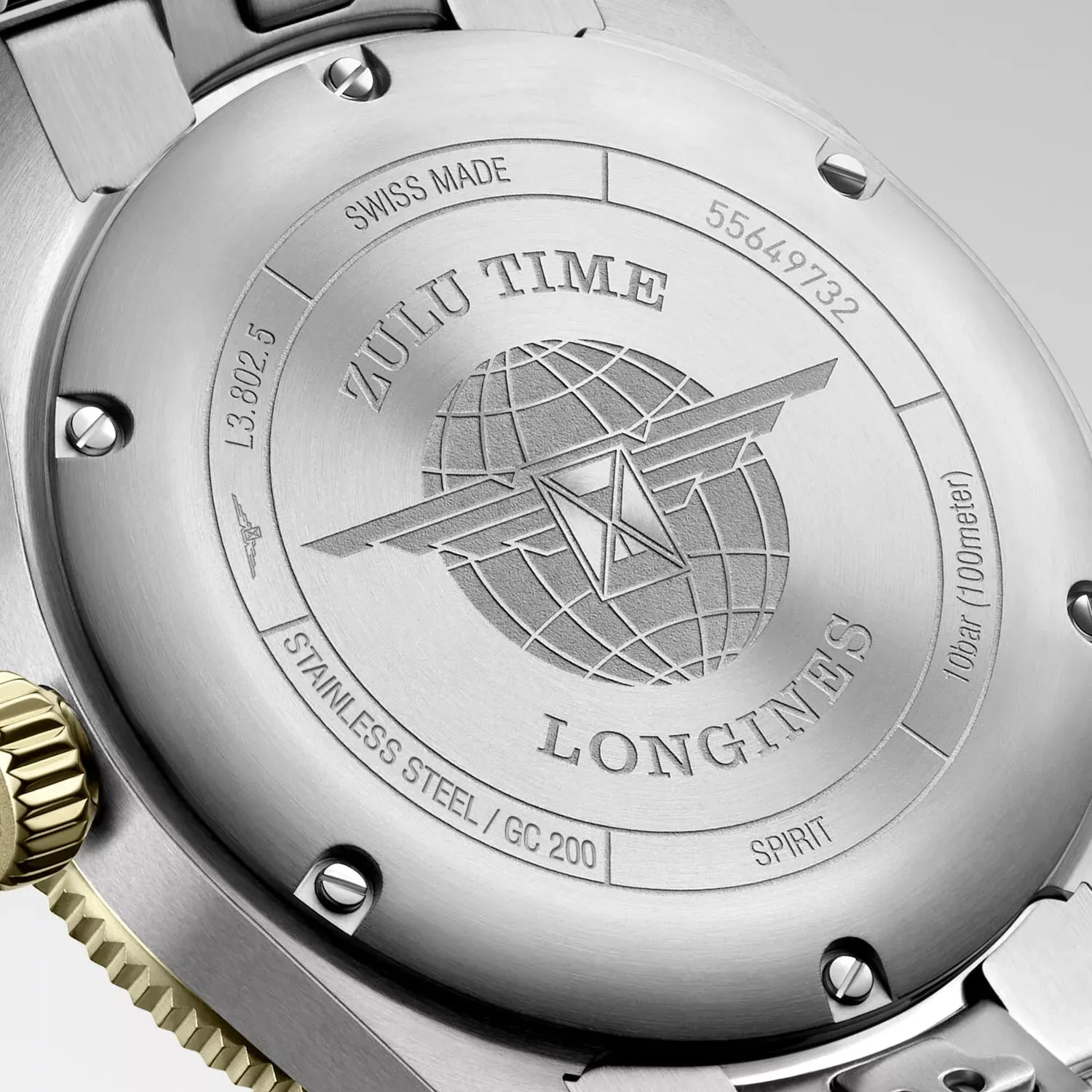 Longines Spirit Zulu Time 39 Mens Watch