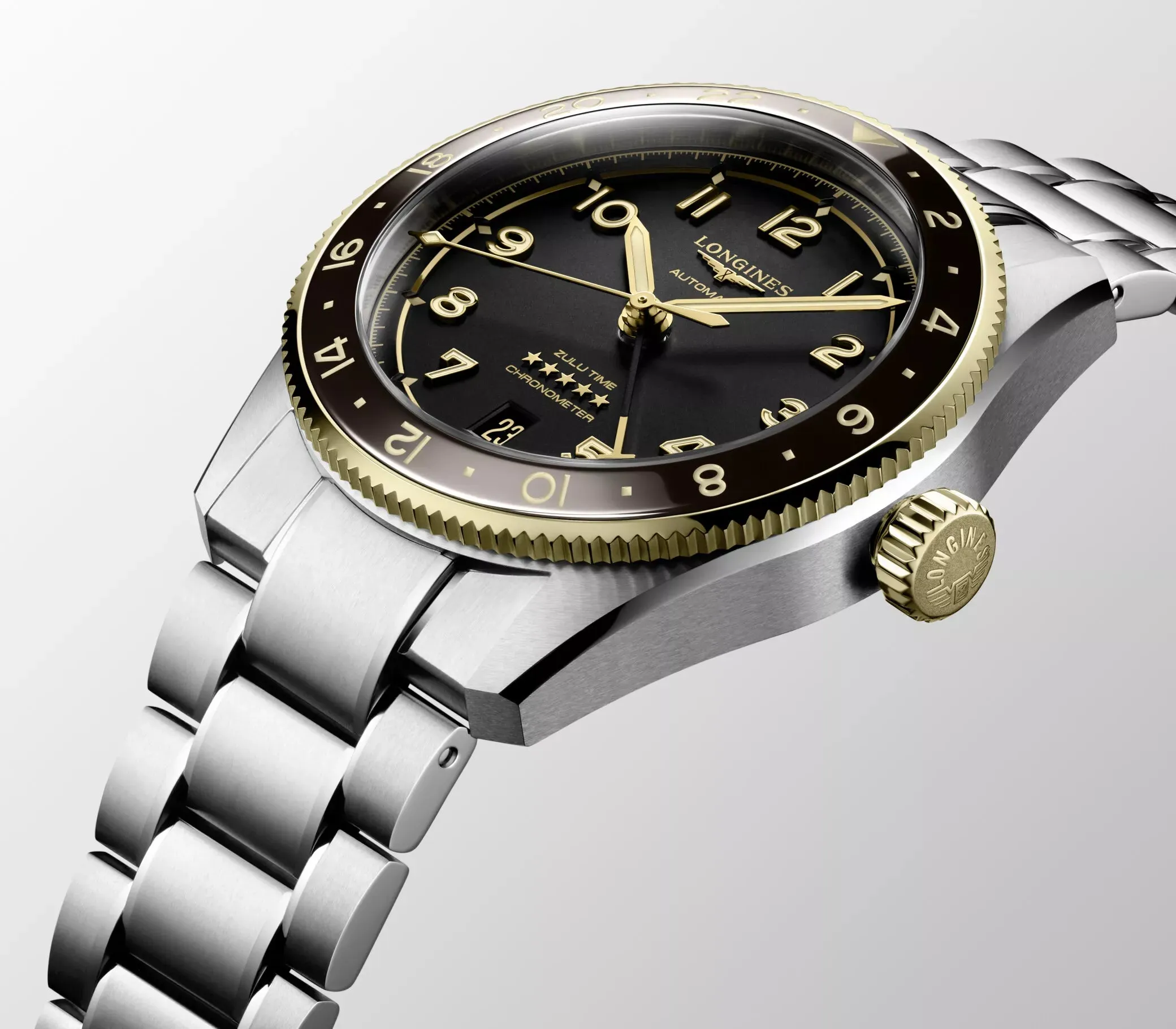 Longines Spirit Zulu Time 39 Mens Watch