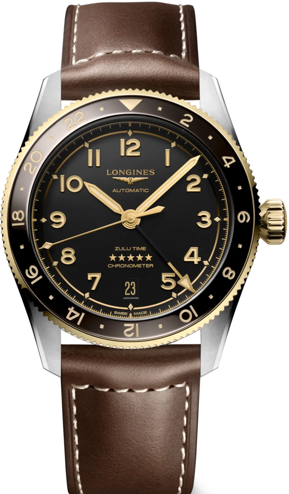 Longines Spirit Zulu Time 39 Mens Watch