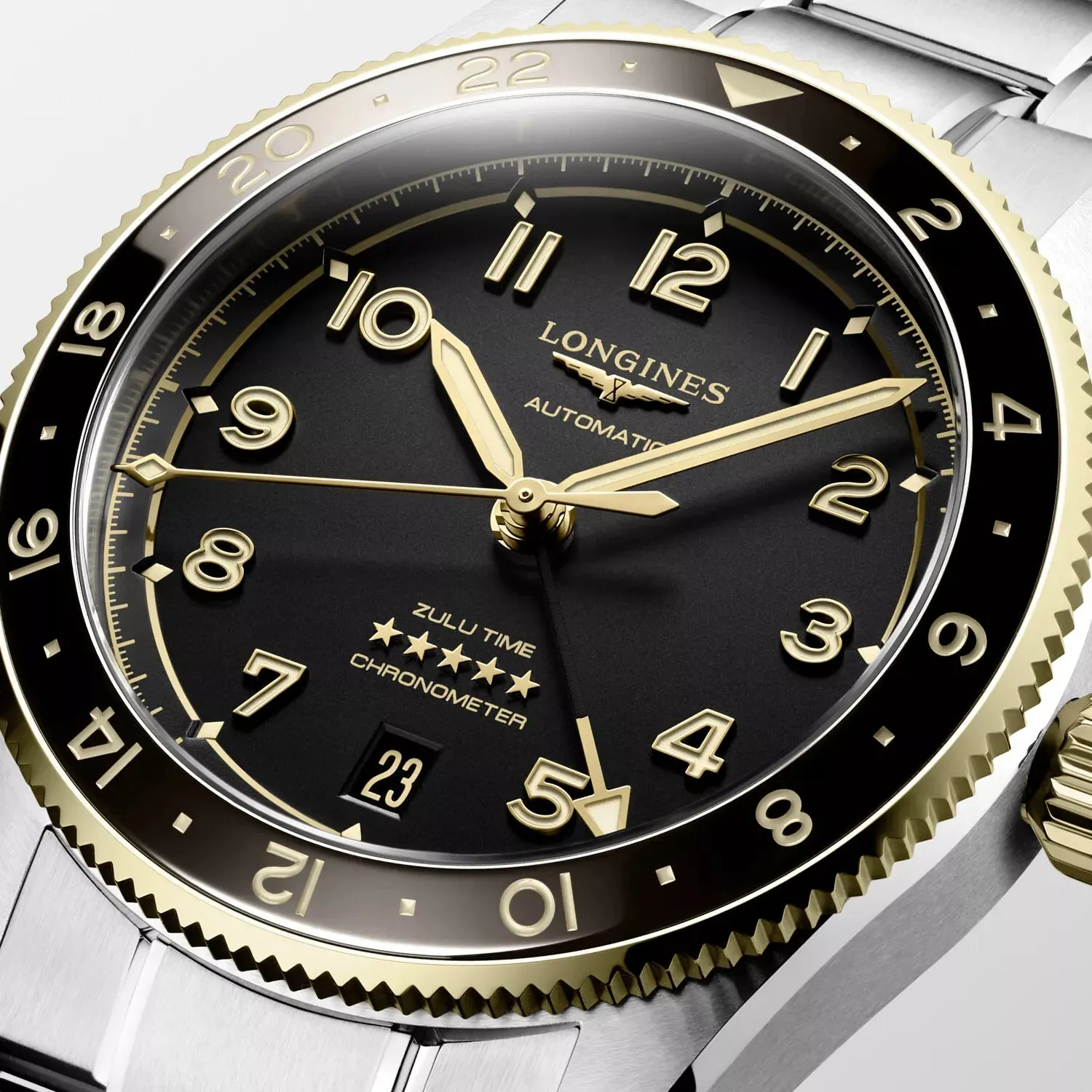 Longines Spirit Zulu Time 39 Mens Watch