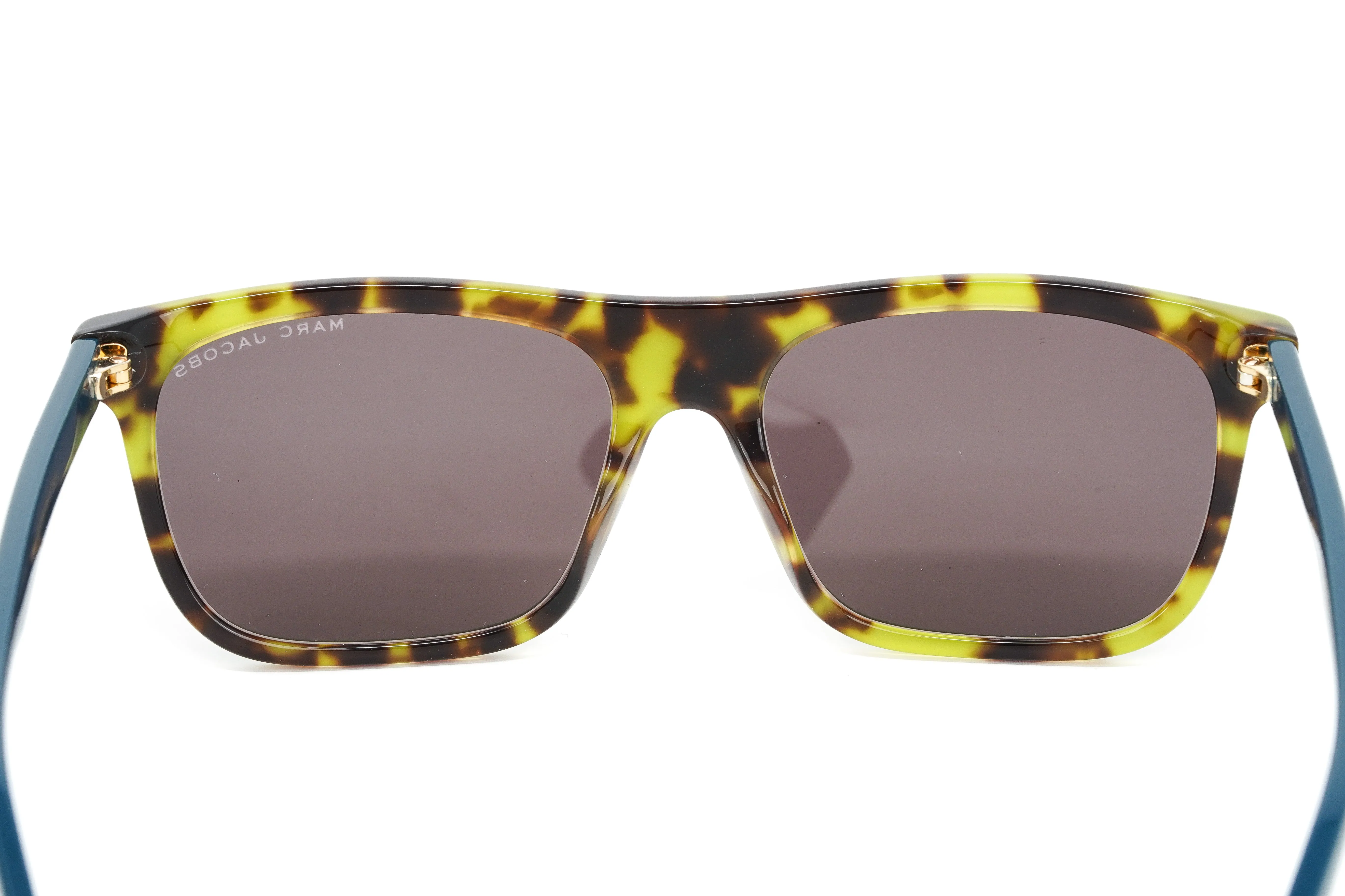 Marc Jacobs Men's Rectangular Sunglasses Flat Top Turquoise MARC 393/S ZI9