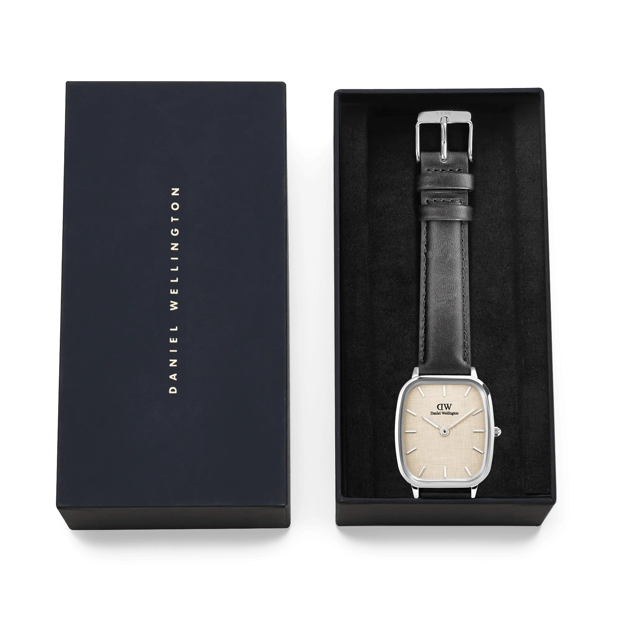 Marlon Sheffield Linen Silver Daniel Wellington
