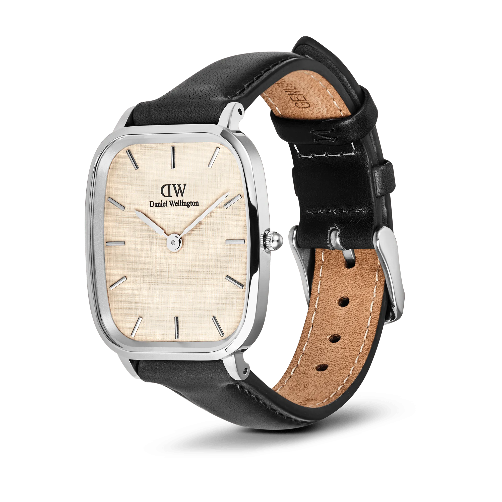 Marlon Sheffield Linen Silver Daniel Wellington