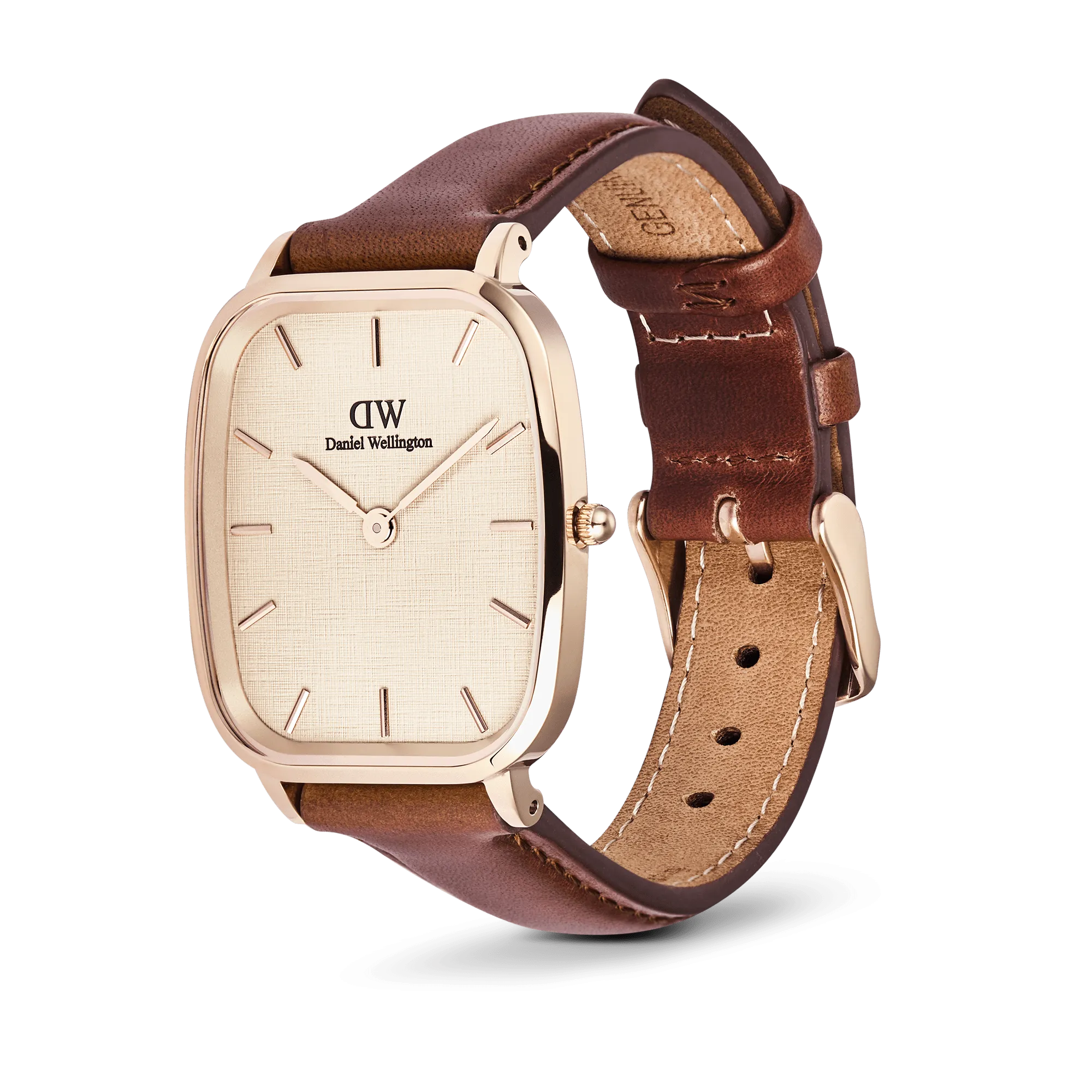 Marlon St Mawes Linen Rose Gold Daniel Wellington