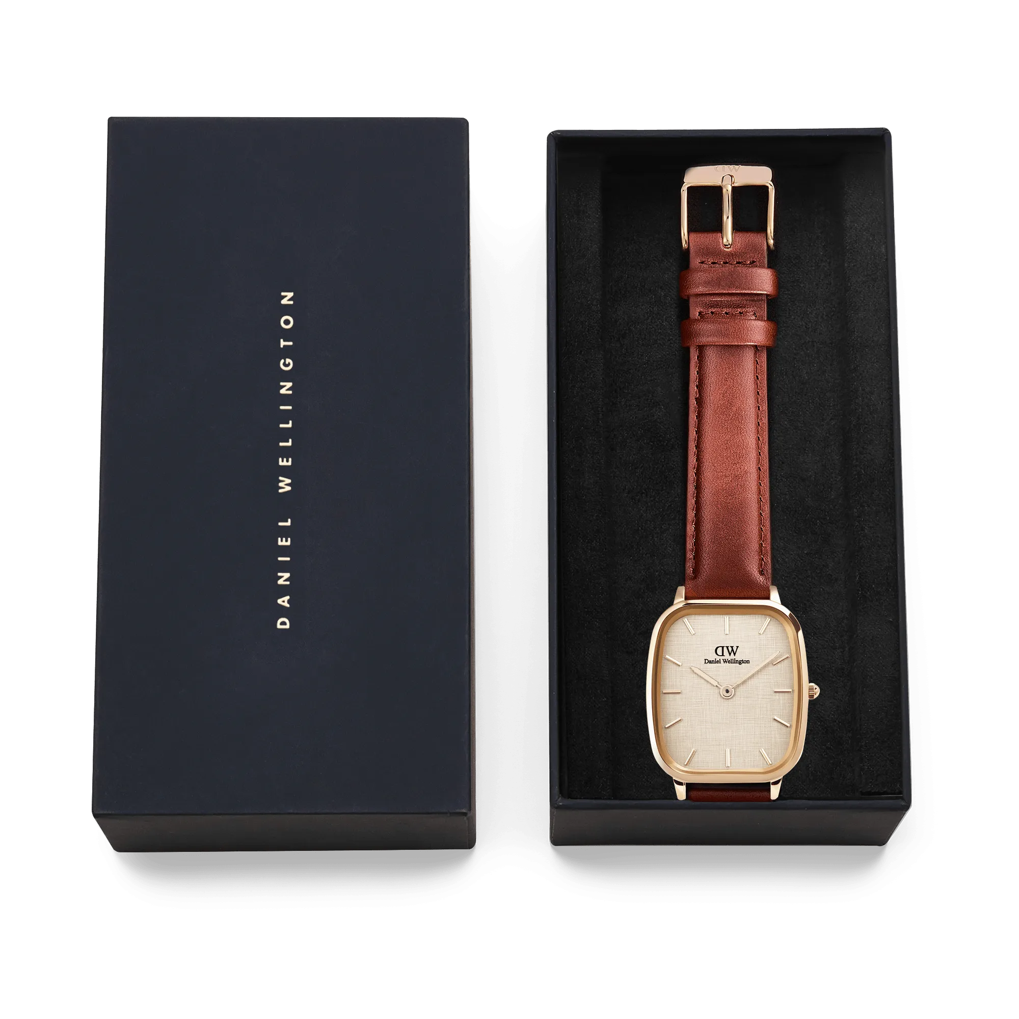 Marlon St Mawes Linen Rose Gold Daniel Wellington