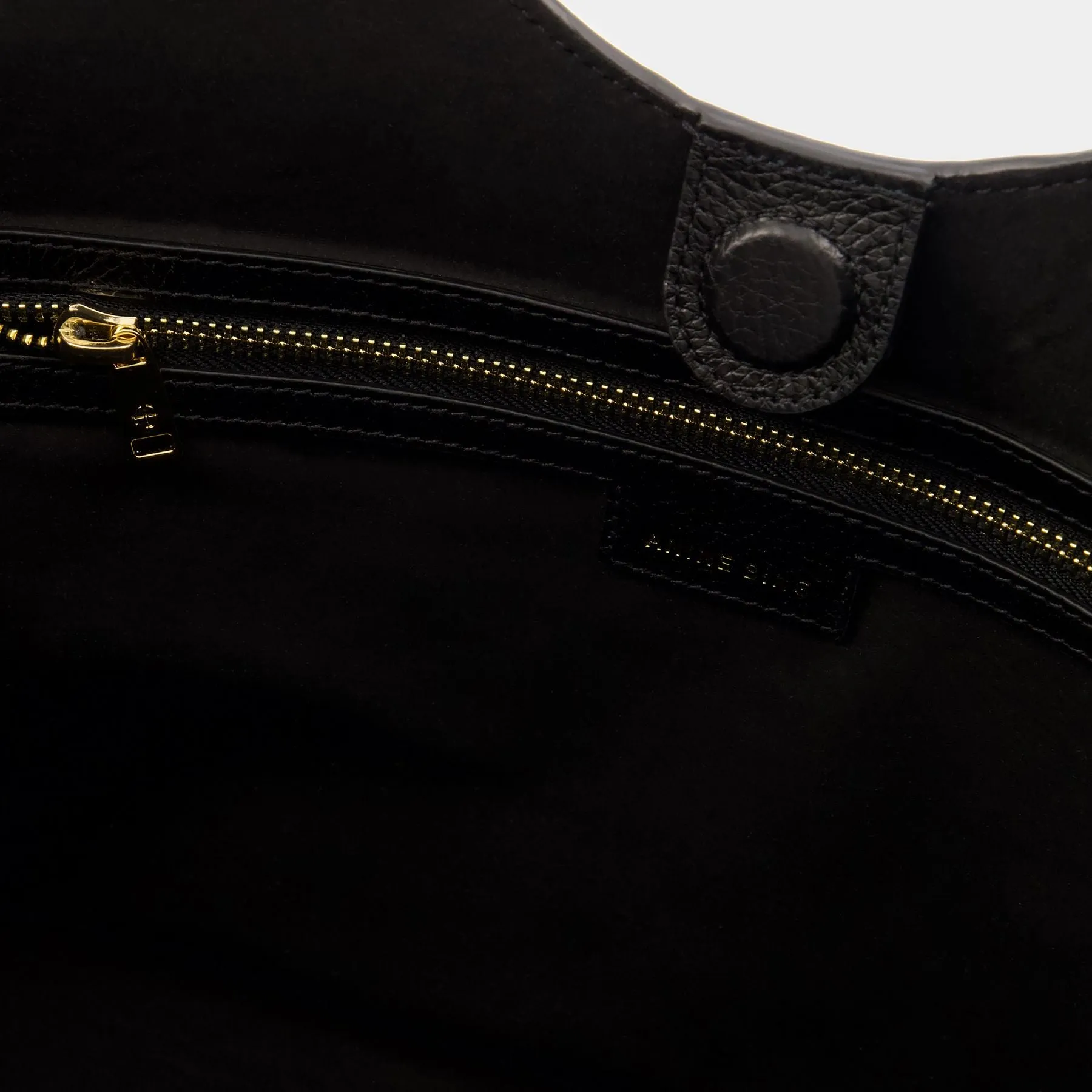 Medium Lili Tote Bag - ANINE BING - Leather - Black