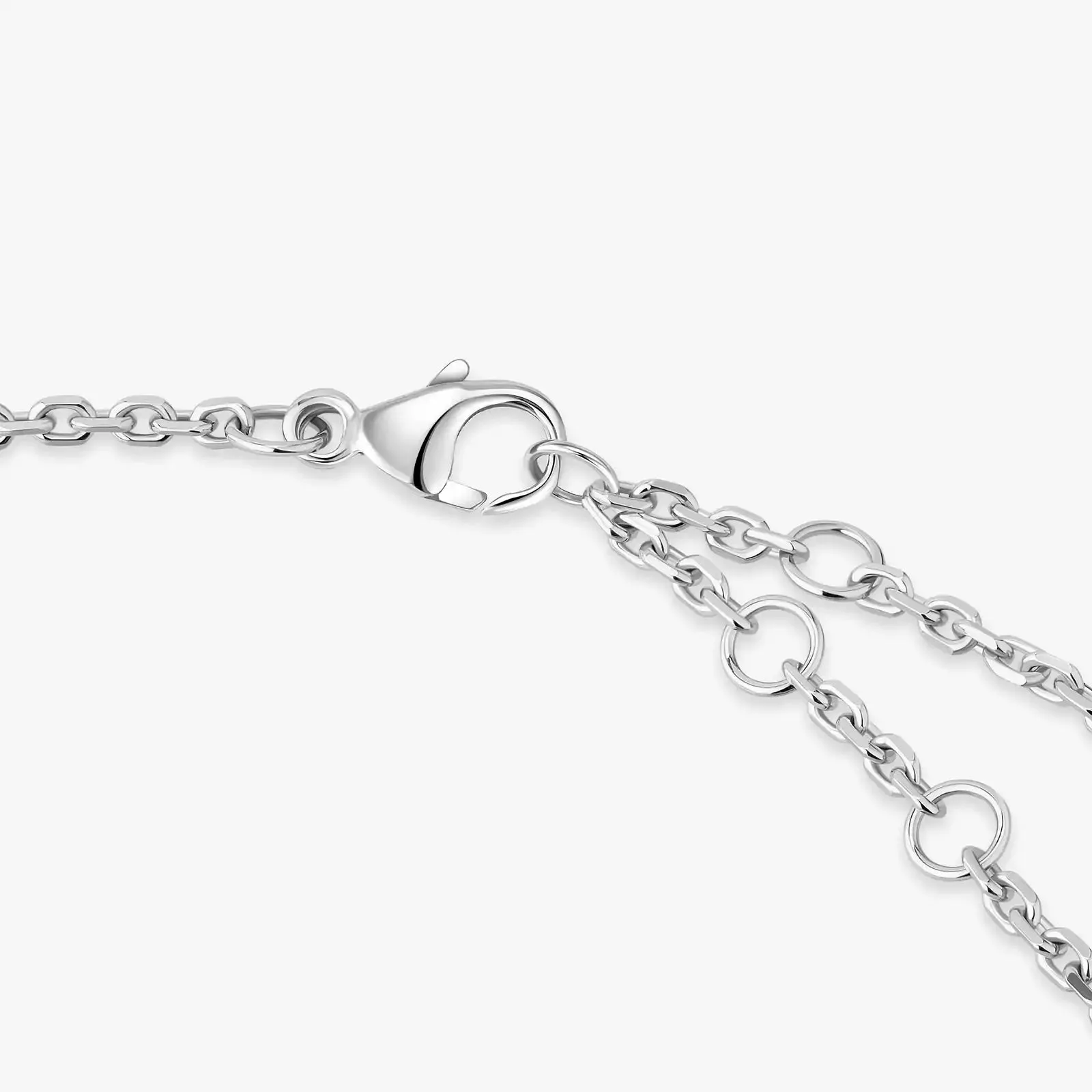 Messika Move Classique Ciselé 18ct White Gold 0.20ct Diamond Bracelet