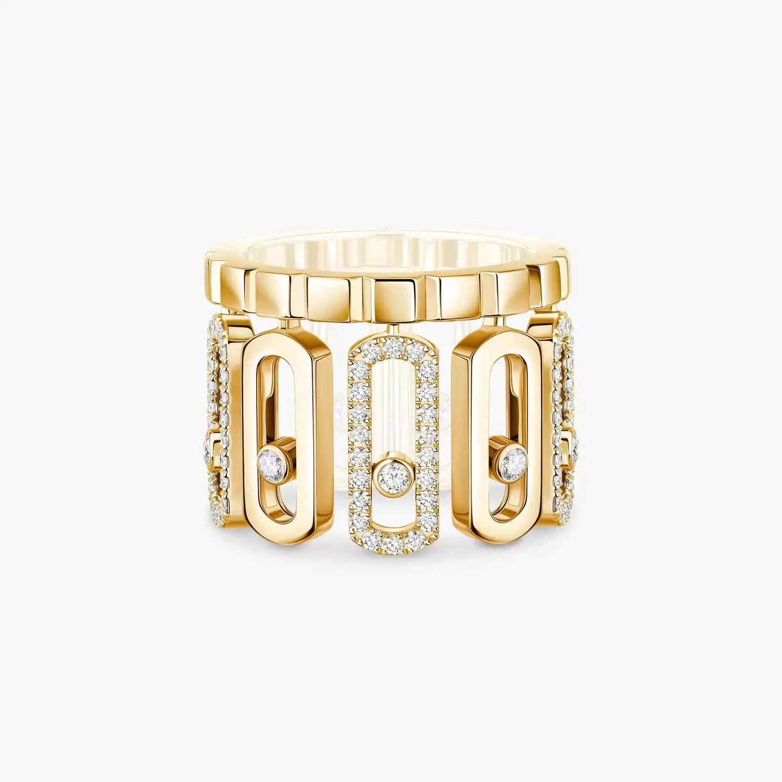 Messika Move Iconica 18ct Yellow Gold 0.60ct Diamond Ring