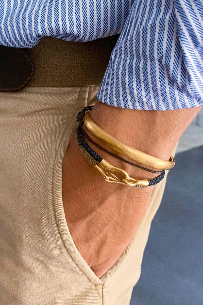 Midnight theme Life men's 18K Gold Bracelet