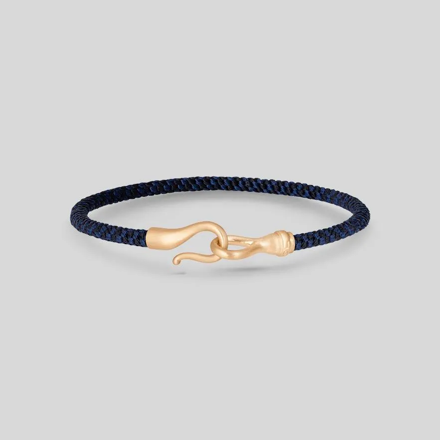 Midnight theme Life men's 18K Gold Bracelet