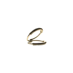 Mini Martini Viper Ring Gold Plated