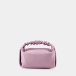 Mini Scrunchie Handbag - Alexander Wang - Polyester - Winsome Orchid
