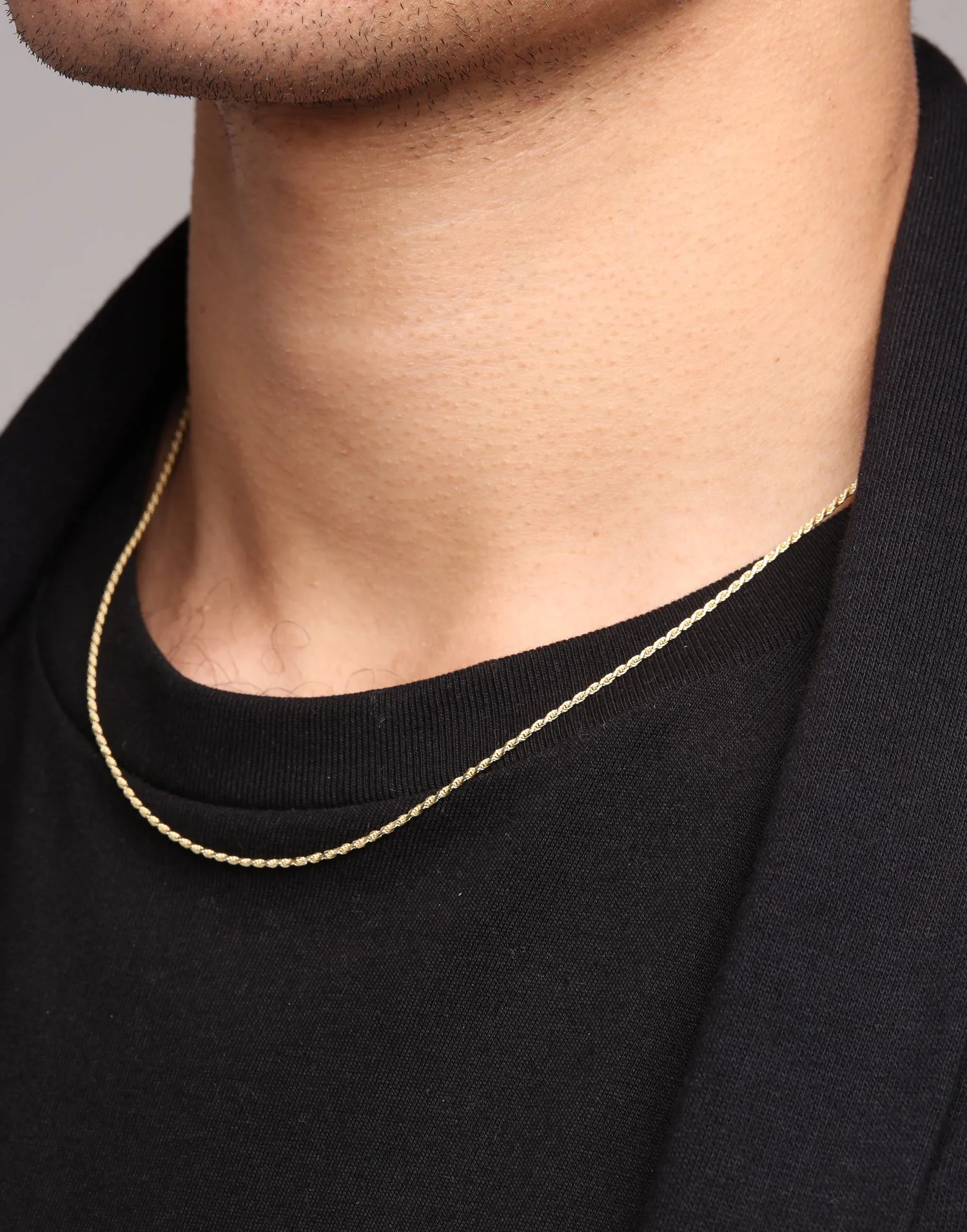 Mister Micro Rope Chain 14KT Gold