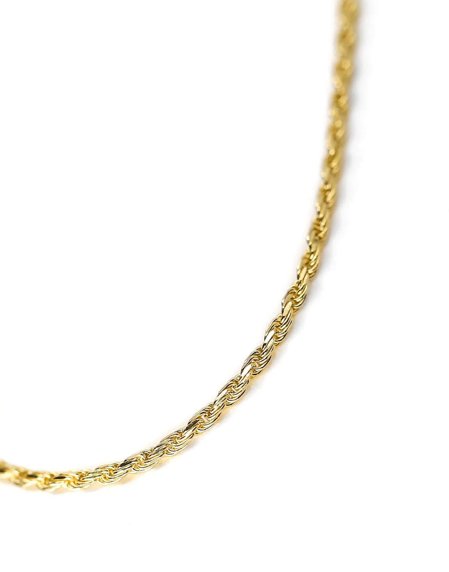 Mister Micro Rope Chain 14KT Gold