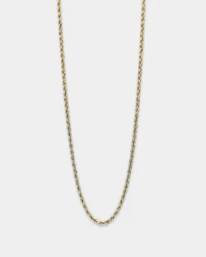 Mister Micro Rope Chain 14KT Gold